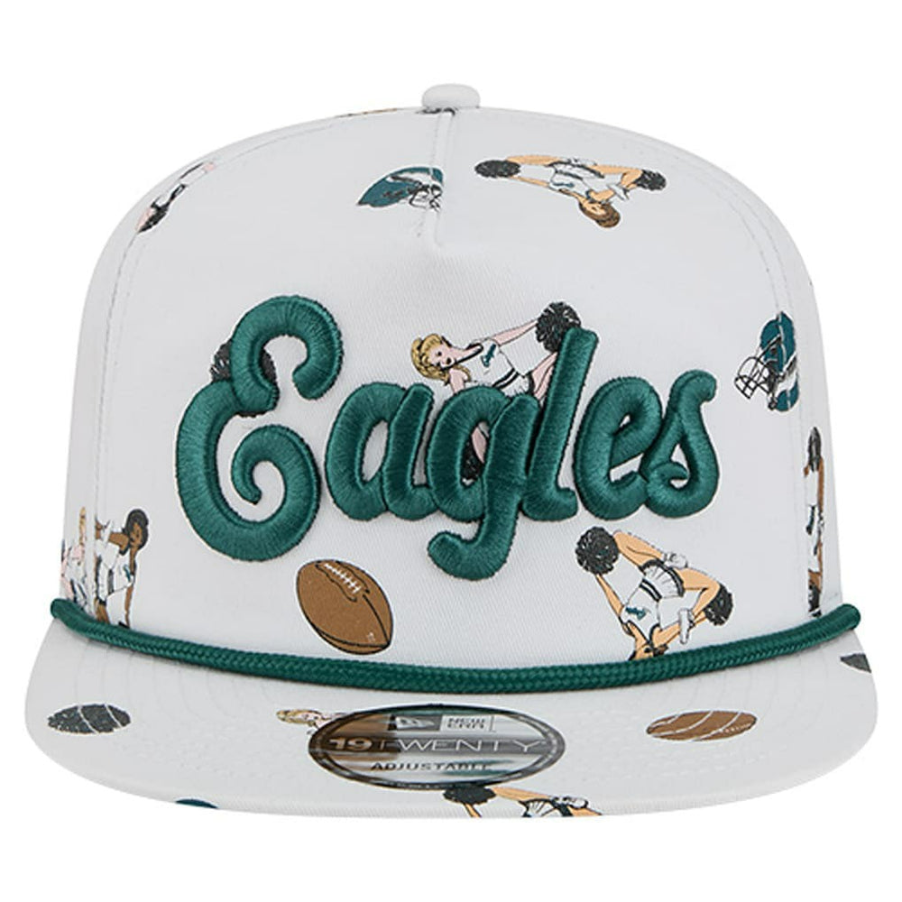 Philadelphia Eagles New Era Team Cheer 19TWENTY Snapback Hat - White outlet
