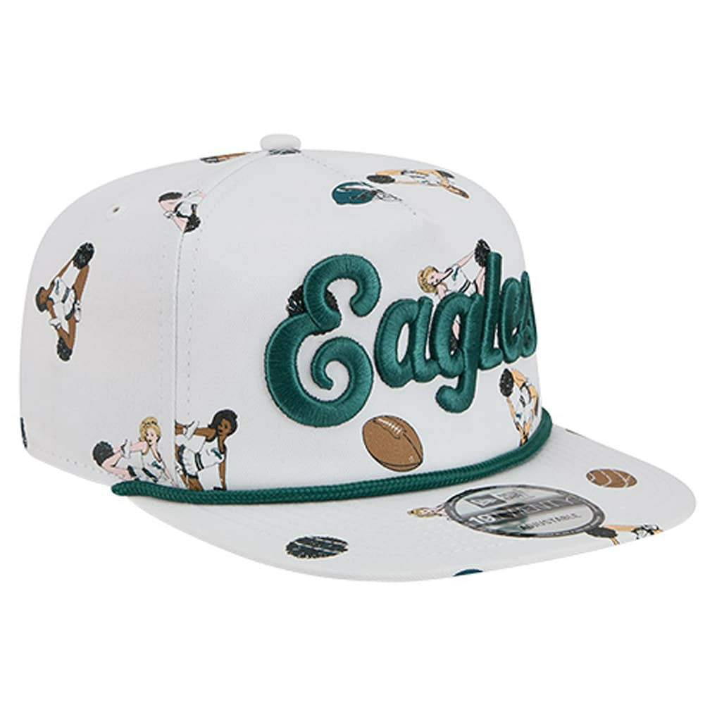 Philadelphia Eagles New Era Team Cheer 19TWENTY Snapback Hat - White outlet