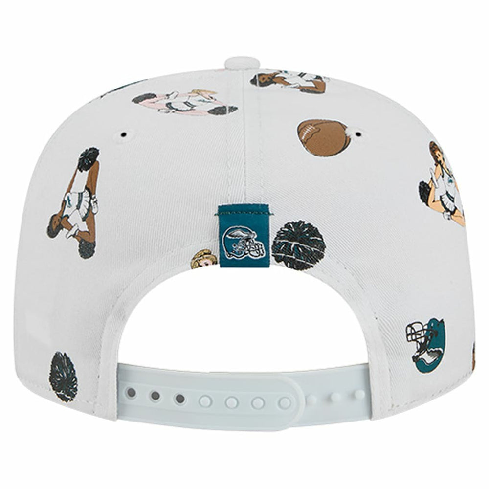 Philadelphia Eagles New Era Team Cheer 19TWENTY Snapback Hat - White outlet