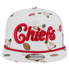 Kansas City Chiefs New Era Team Cheer 19TWENTY Snapback Hat - White sale