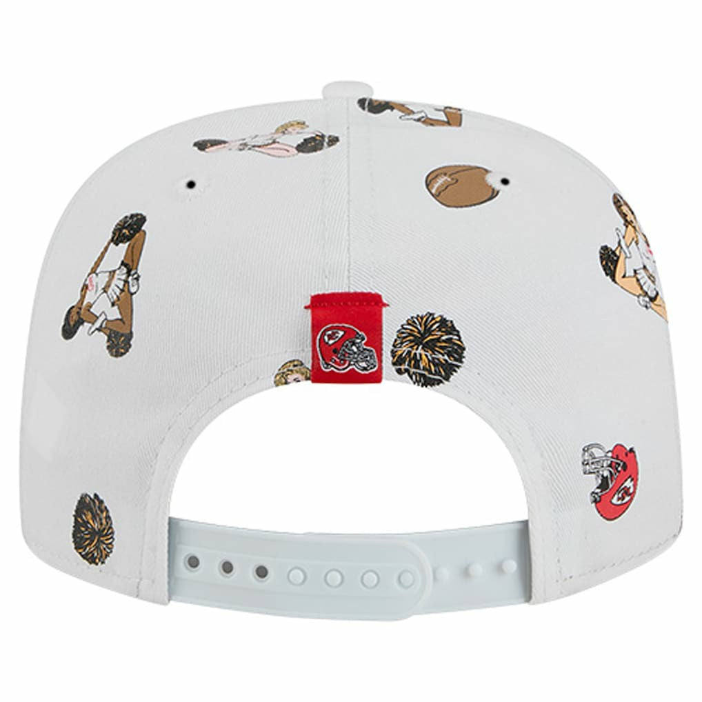 Kansas City Chiefs New Era Team Cheer 19TWENTY Snapback Hat - White sale