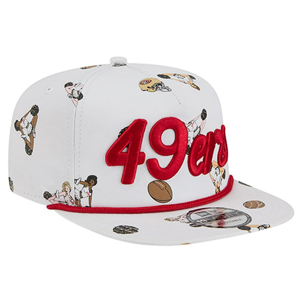 San Francisco 49ers New Era Team Cheer 19TWENTY Snapback Hat - White online