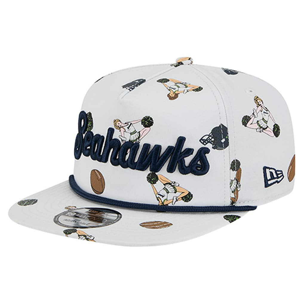 Seattle Seahawks New Era Team Cheer 19TWENTY Snapback Hat - White online