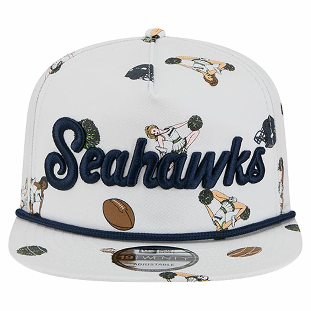 Seattle Seahawks New Era Team Cheer 19TWENTY Snapback Hat - White online