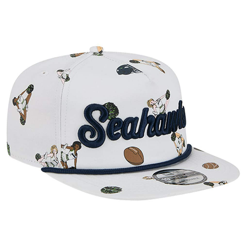 Seattle Seahawks New Era Team Cheer 19TWENTY Snapback Hat - White online