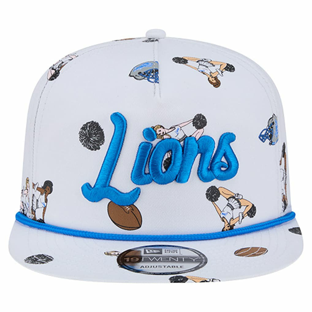 Detroit Lions New Era Team Cheer 19TWENTY Snapback Hat - White outlet