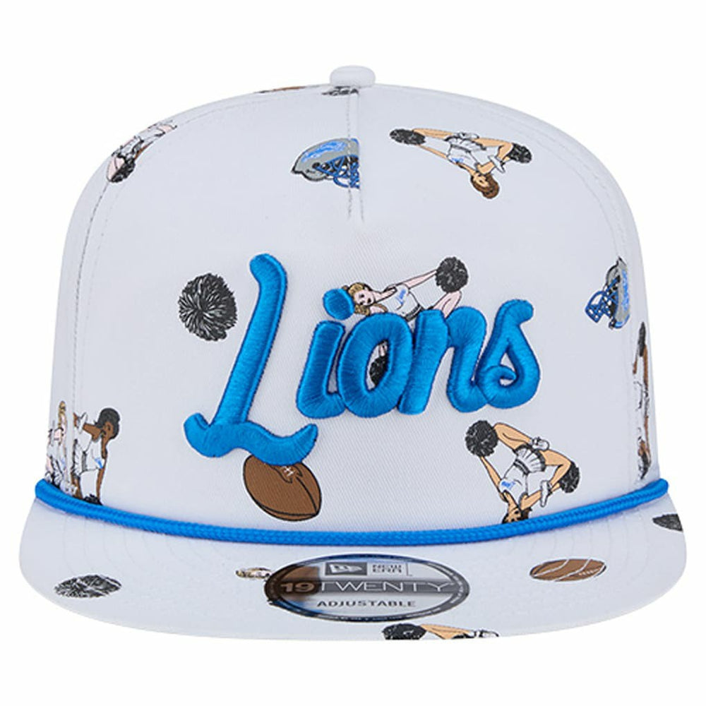 Detroit Lions New Era Team Cheer 19TWENTY Snapback Hat - White outlet