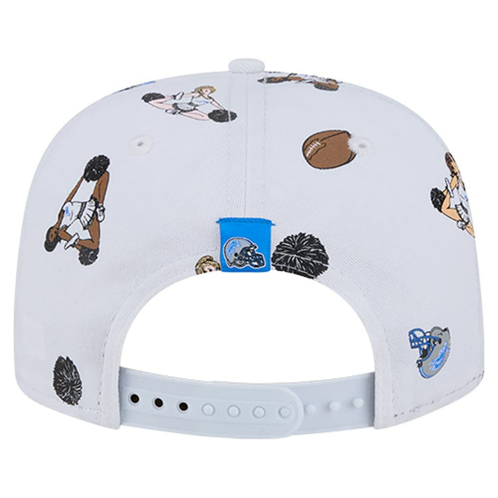 Detroit Lions New Era Team Cheer 19TWENTY Snapback Hat - White outlet