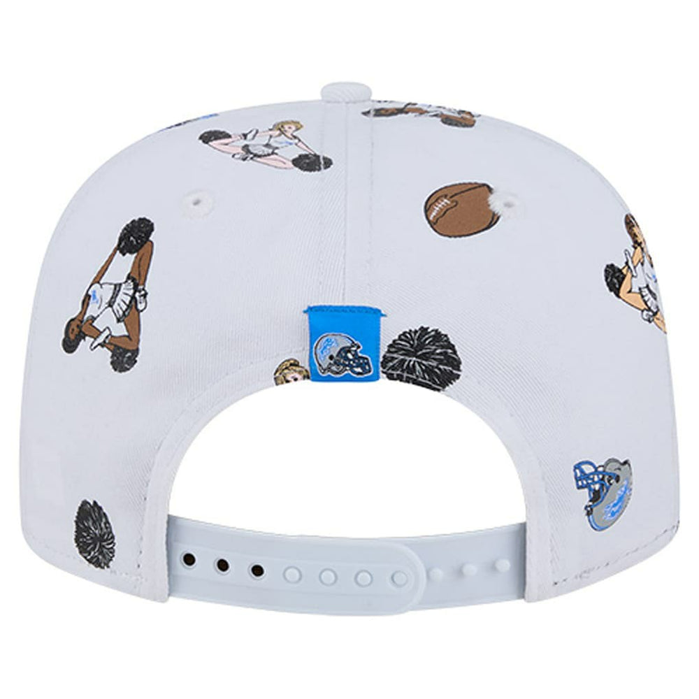 Detroit Lions New Era Team Cheer 19TWENTY Snapback Hat - White outlet