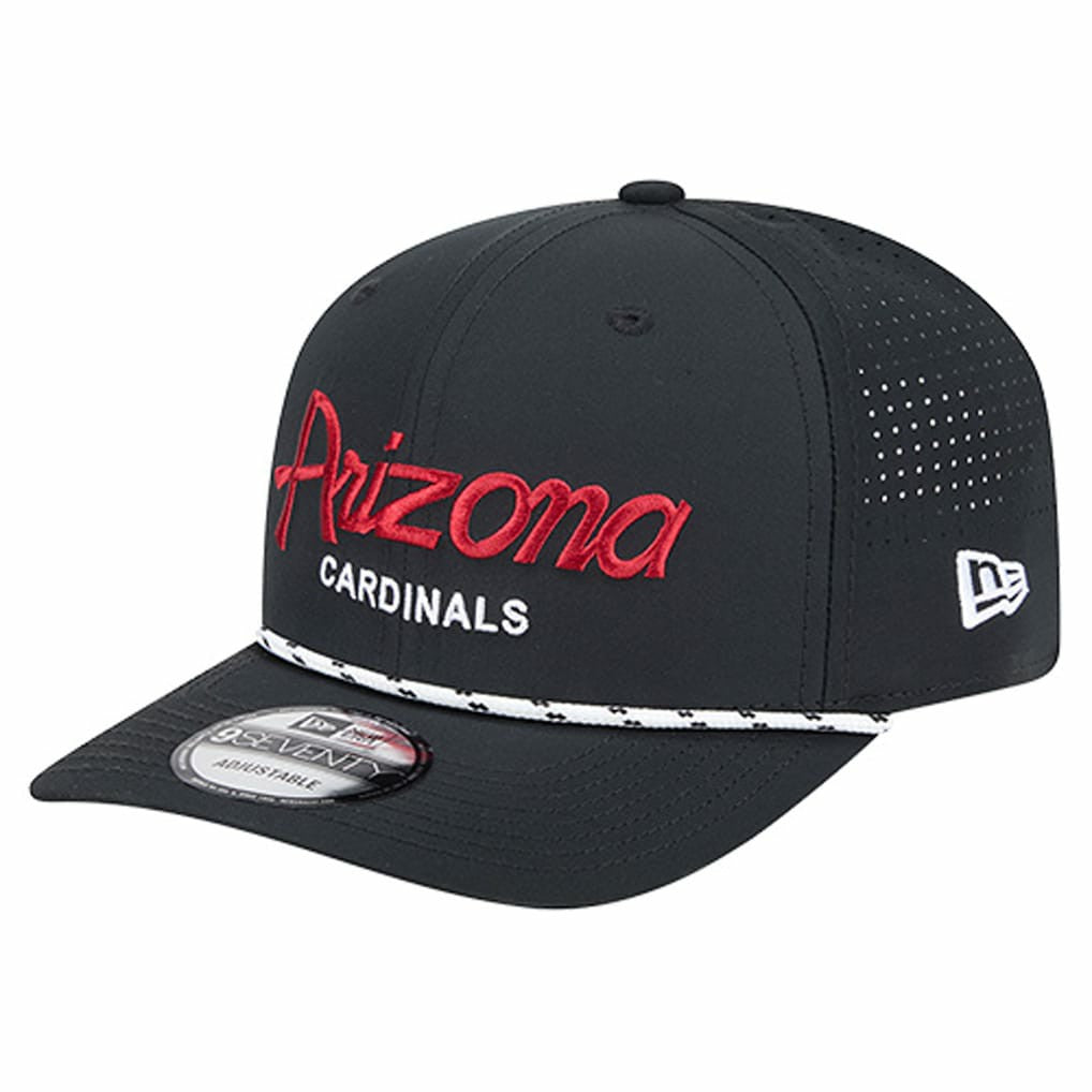 Arizona Cardinals New Era Script 9SEVENTY Adjustable Hat - Black sale