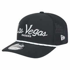 Las Vegas Raiders New Era Script 9SEVENTY Adjustable Hat - Black for sale