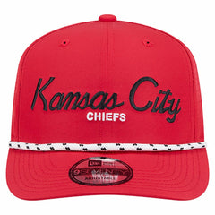 Kansas City Chiefs New Era Script 9SEVENTY Adjustable Hat - Red sale