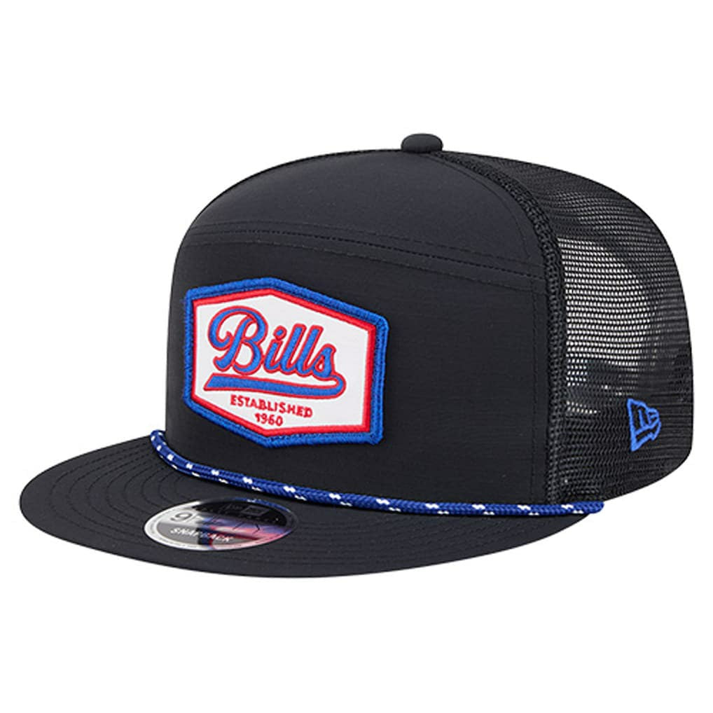 Buffalo Bills New Era Ripstop Patch 9FIFTY Split Panel Snapback Hat - Black sale