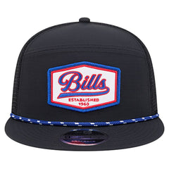 Buffalo Bills New Era Ripstop Patch 9FIFTY Split Panel Snapback Hat - Black sale