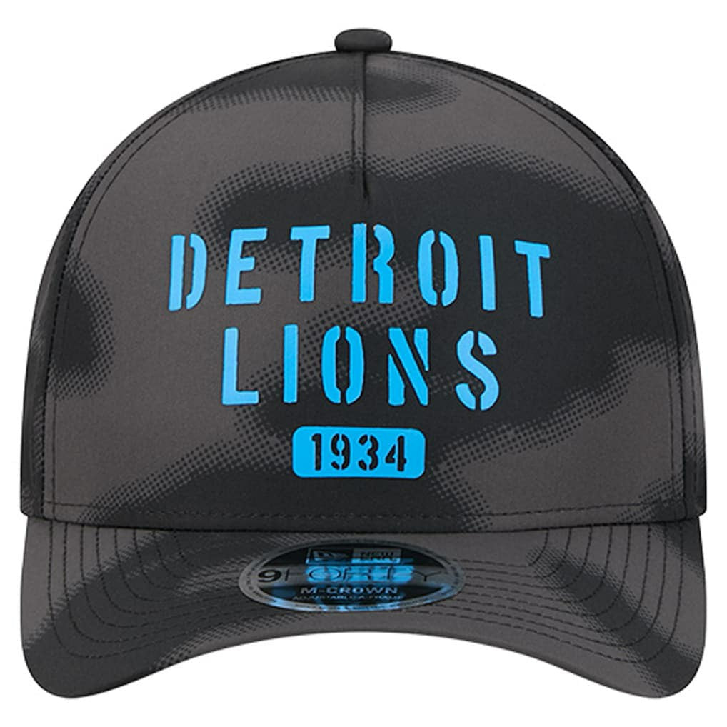 Detroit Lions New Era Halftone Camo 9FORTY Hat - Gray outlet