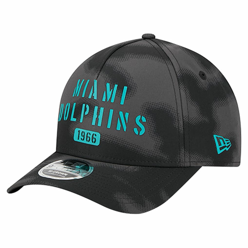 Miami Dolphins New Era Halftone Camo 9FORTY Hat - Gray cheap
