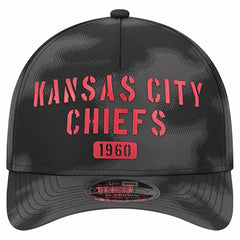 Kansas City Chiefs New Era Halftone Camo 9FORTY Hat - Gray outlet