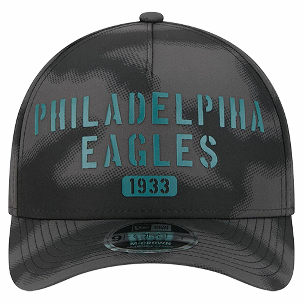 Philadelphia Eagles New Era Halftone Camo 9FORTY Hat - Gray for sale