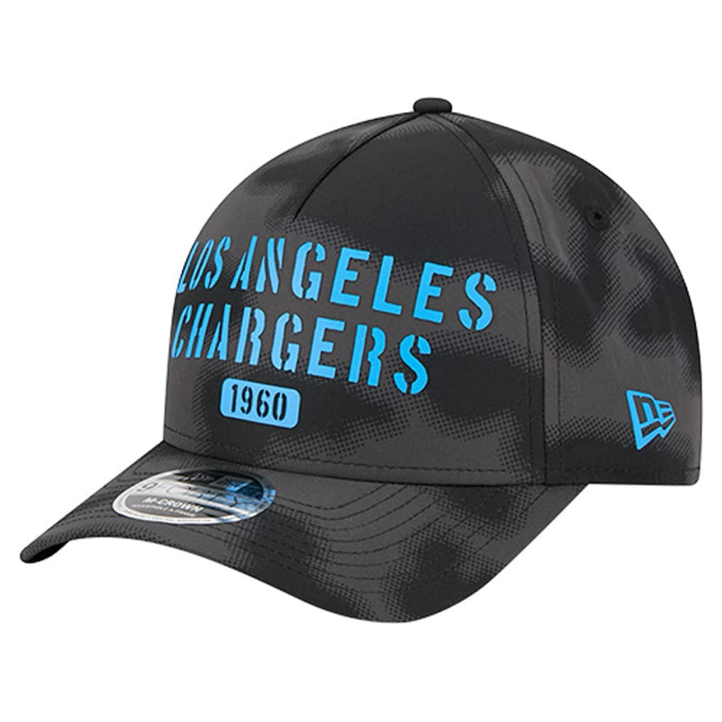 Los Angeles Chargers New Era Halftone Camo 9FORTY Hat - Gray online