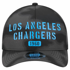 Los Angeles Chargers New Era Halftone Camo 9FORTY Hat - Gray online