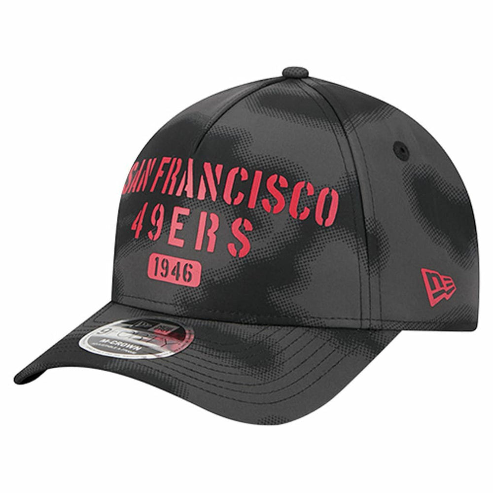San Francisco 49ers New Era Halftone Camo 9FORTY Hat - Gray on sale
