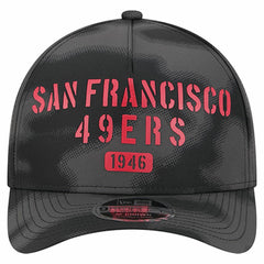 San Francisco 49ers New Era Halftone Camo 9FORTY Hat - Gray on sale