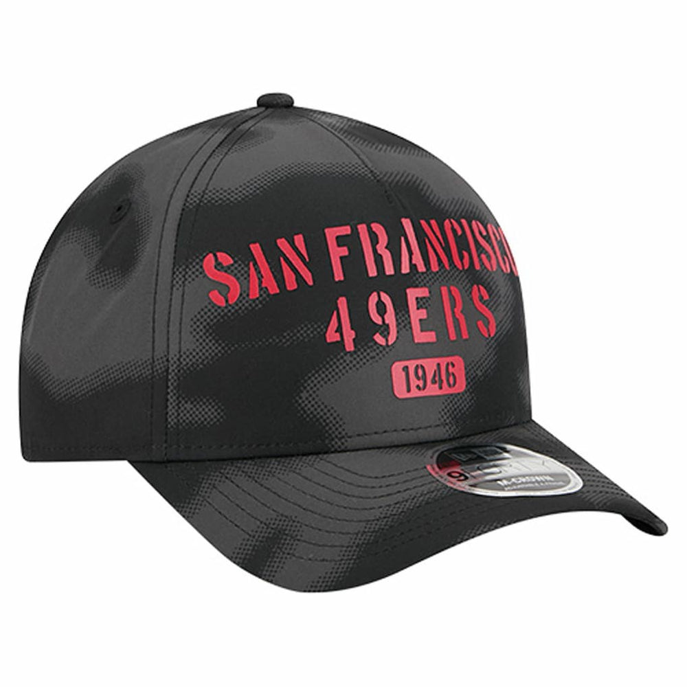 San Francisco 49ers New Era Halftone Camo 9FORTY Hat - Gray on sale