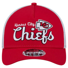 Kansas City Chiefs New Era Side Lines 9FORTY Adjustable Hat - Red discount