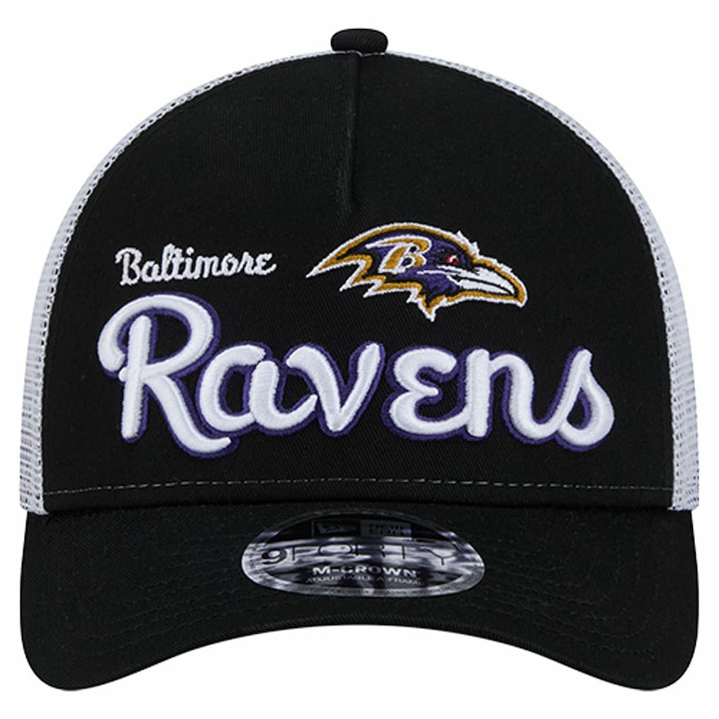 Baltimore Ravens New Era Side Lines 9FORTY Adjustable Hat - Black outlet
