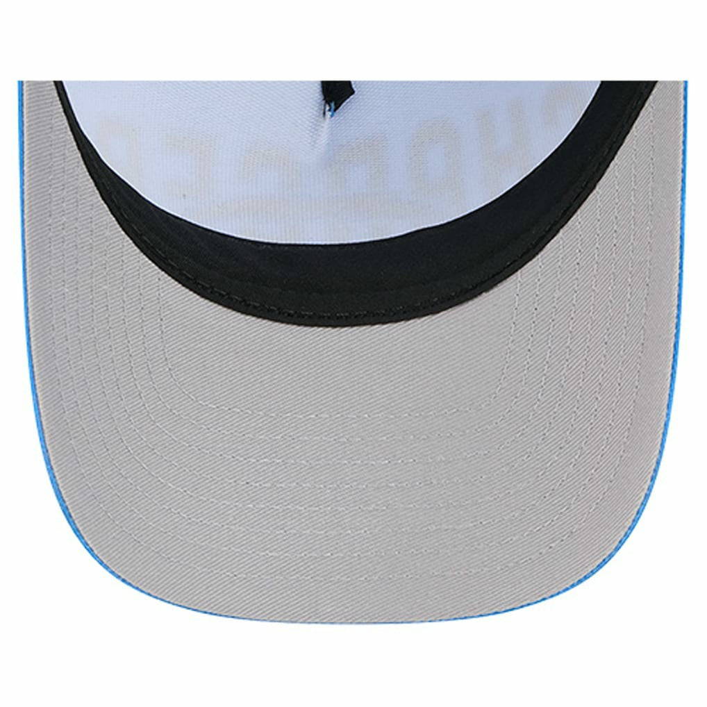 Los Angeles Chargers New Era Tie Dye Fade 9Forty M-Crown A-Frame Adjustable Hat - Powder Blue on sale