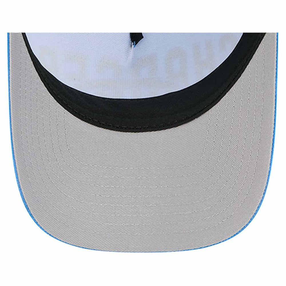 Los Angeles Chargers New Era Tie Dye Fade 9Forty M-Crown A-Frame Adjustable Hat - Powder Blue on sale