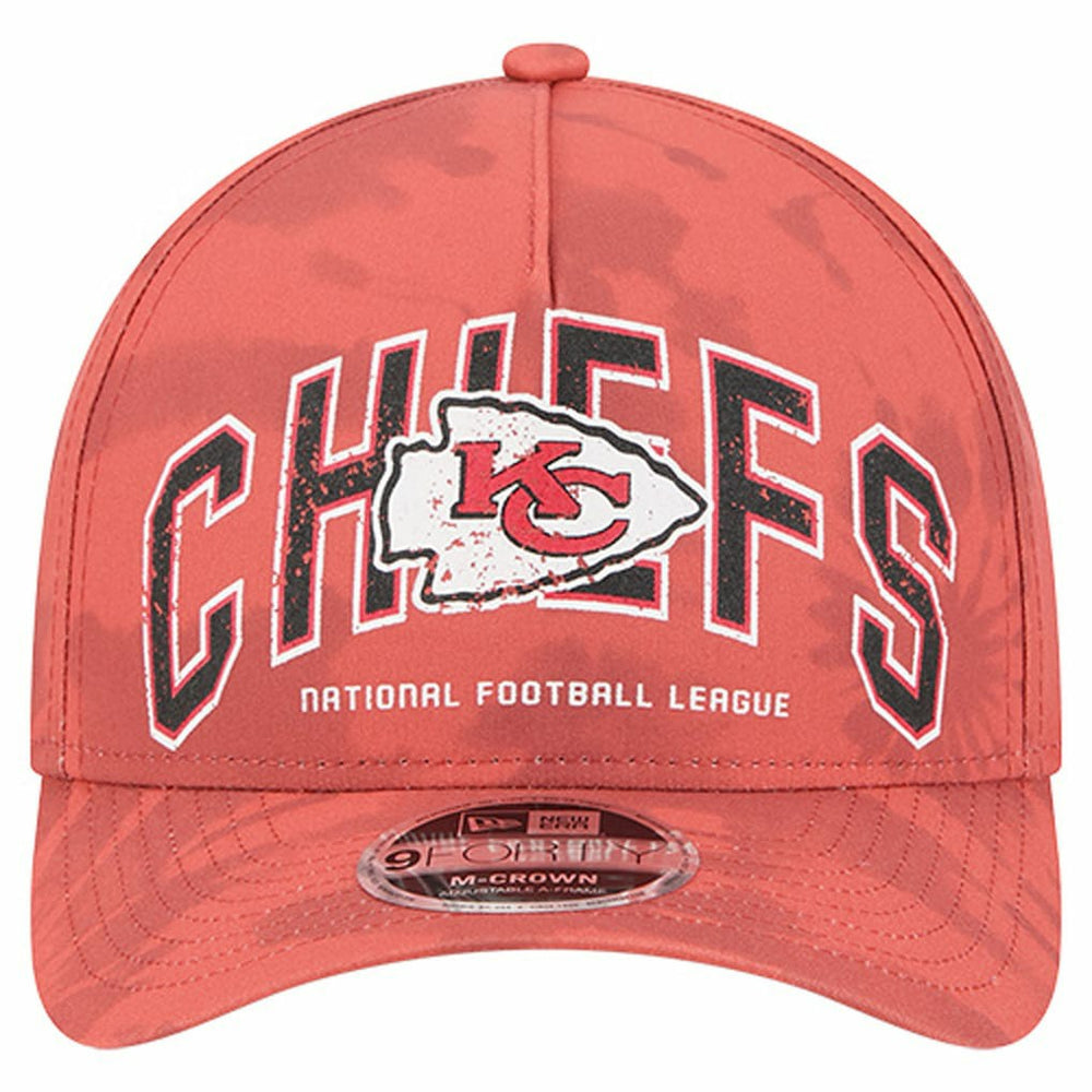 Kansas City Chiefs New Era Tie Dye Fade 9Forty M-Crown A-Frame Adjustable Hat - Red online