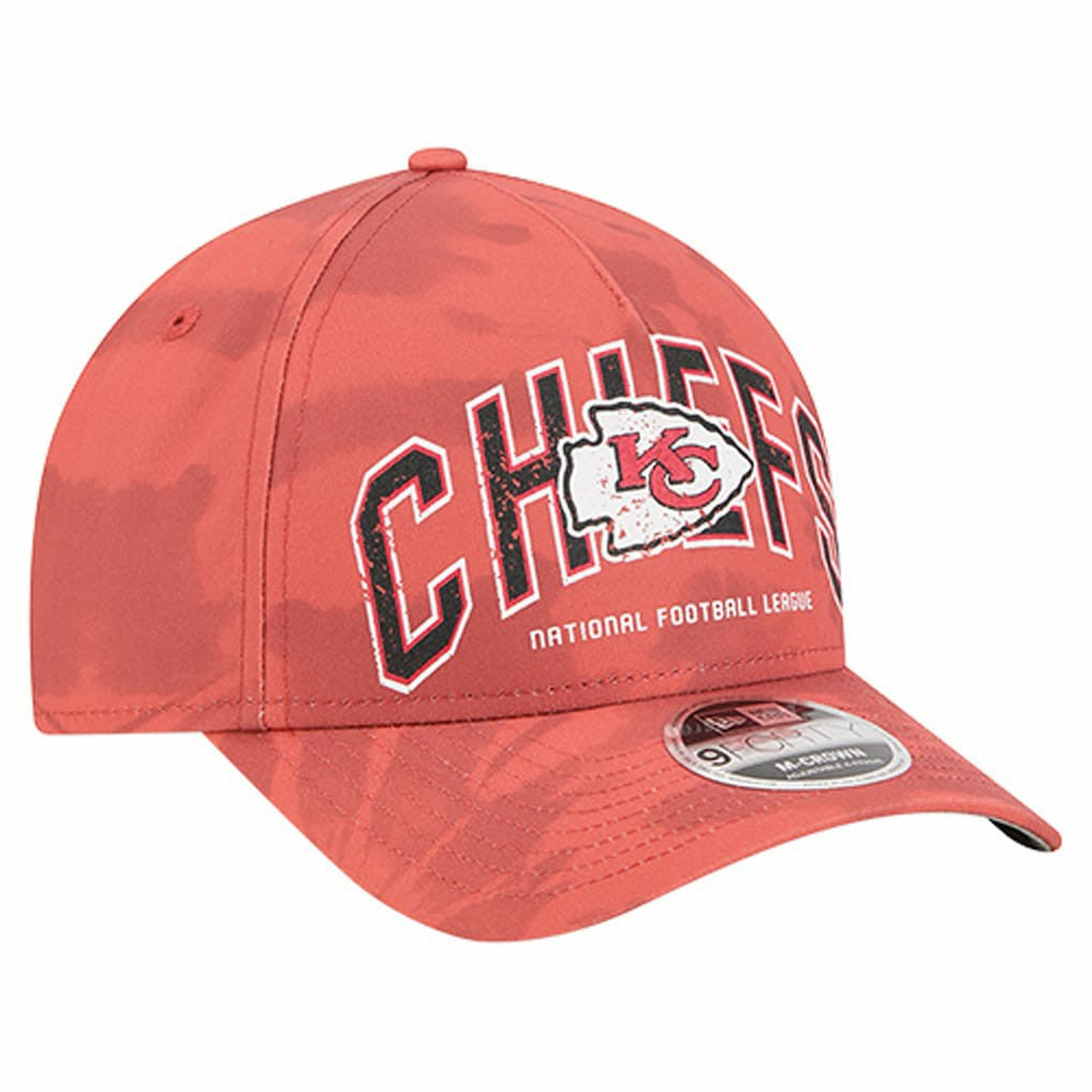 Kansas City Chiefs New Era Tie Dye Fade 9Forty M-Crown A-Frame Adjustable Hat - Red online