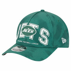 New York Jets New Era Tie Dye Fade 9Forty M-Crown A-Frame Adjustable Hat - Green on sale
