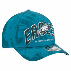 Philadelphia Eagles New Era Tie Dye Fade 9Forty M-Crown A-Frame Adjustable Hat - Midnight Green on sale