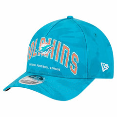 Miami Dolphins New Era Tie Dye Fade 9Forty M-Crown A-Frame Adjustable Hat - Aqua on sale