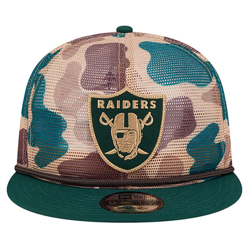 Las Vegas Raiders New Era Duck Camo 9FIFTY Snapback Hat - Camo discount