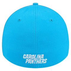 Carolina Panthers New Era Overlap Logo 39THIRTY Stretch Fit Hat - Blue discount