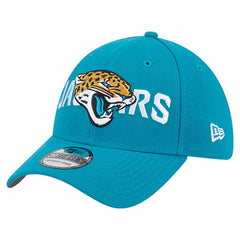 Jacksonville Jaguars New Era Overlap Logo 39THIRTY Stretch Fit Hat - Teal outlet