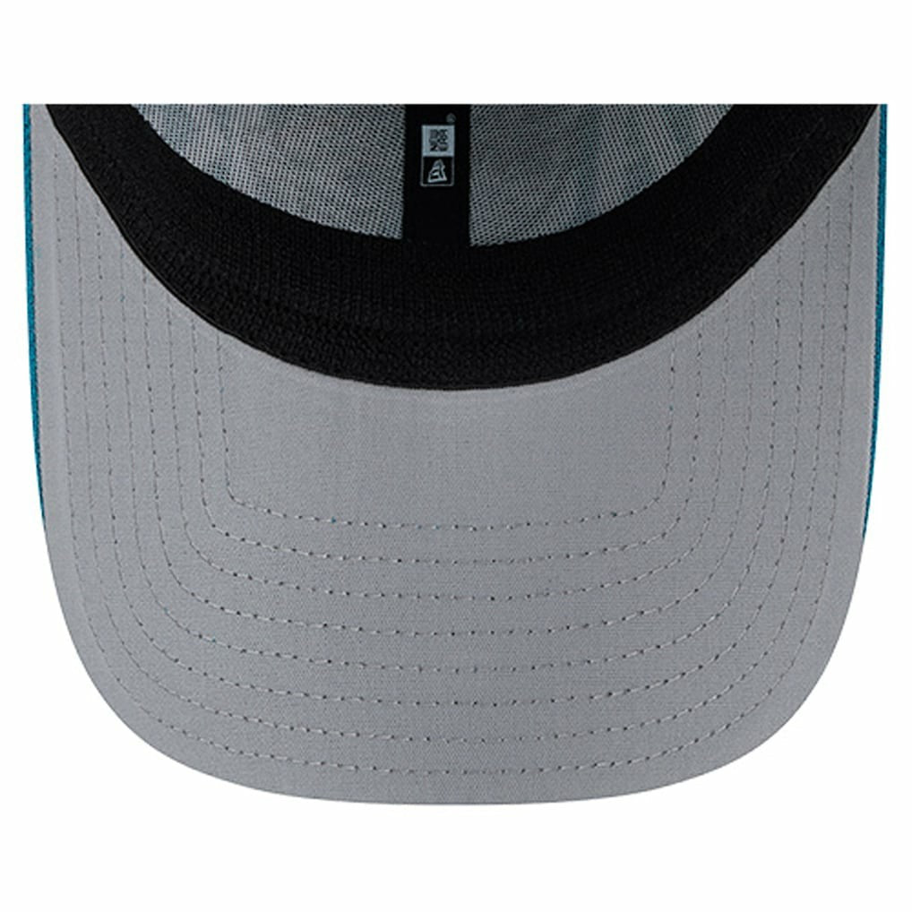 Jacksonville Jaguars New Era Overlap Logo 39THIRTY Stretch Fit Hat - Teal outlet