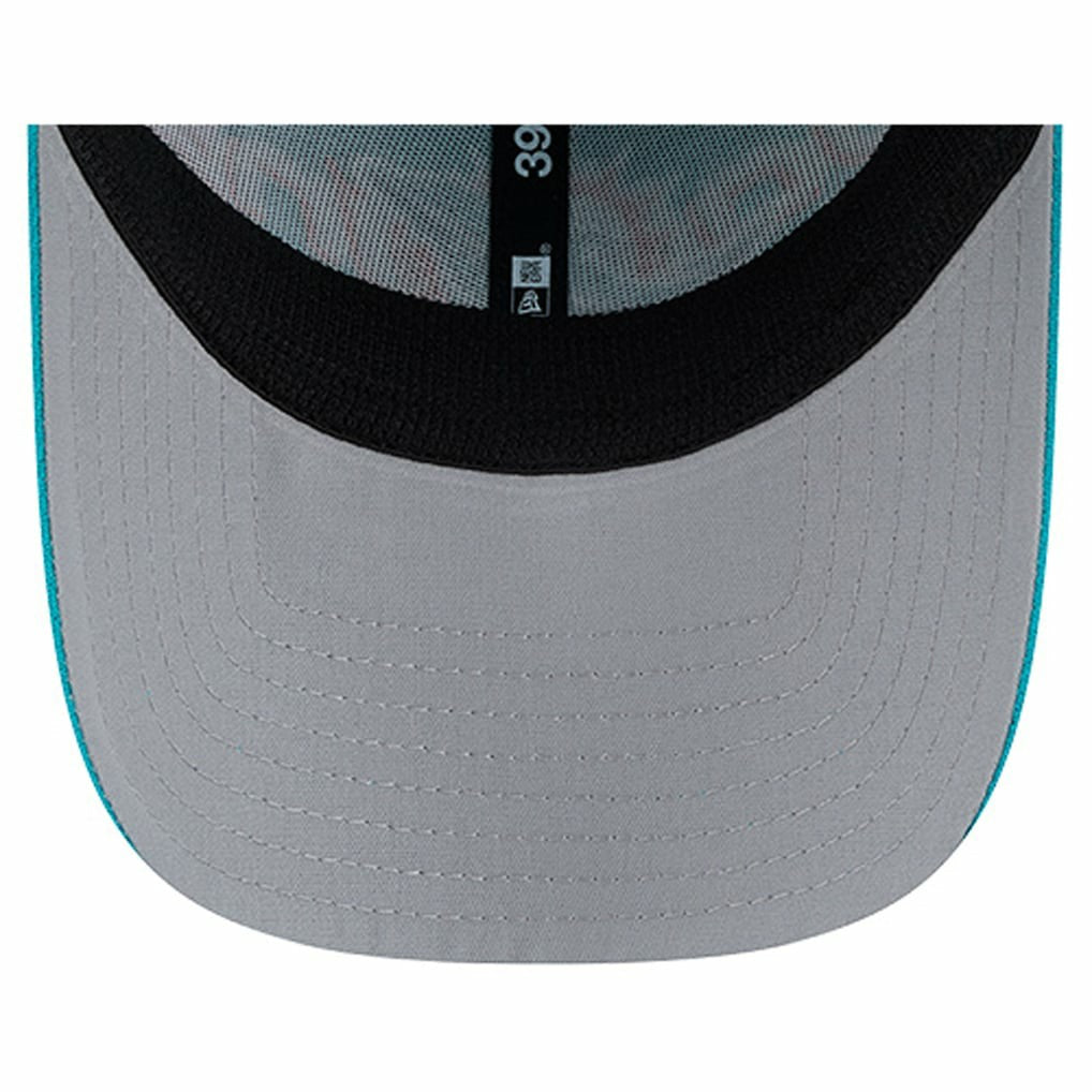 Miami Dolphins New Era Overlap Logo 39THIRTY Stretch Fit Hat - Aqua discount