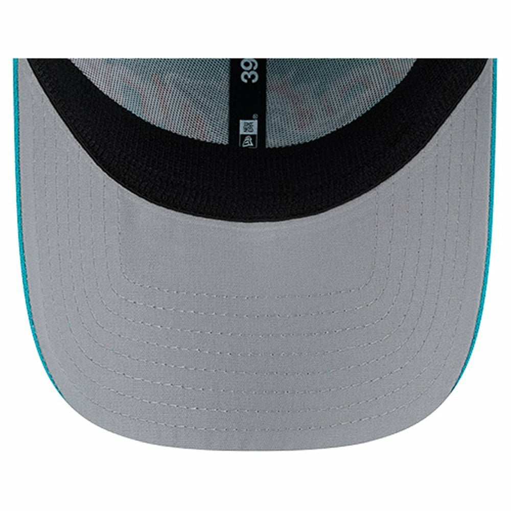 Miami Dolphins New Era Overlap Logo 39THIRTY Stretch Fit Hat - Aqua discount