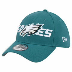 Philadelphia Eagles New Era Overlap Logo 39THIRTY Stretch Fit Hat - Midnight Green cheap