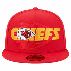 Kansas City Chiefs New Era Overlap Wordmark 59FIFTY Fitted Hat - Red for sale