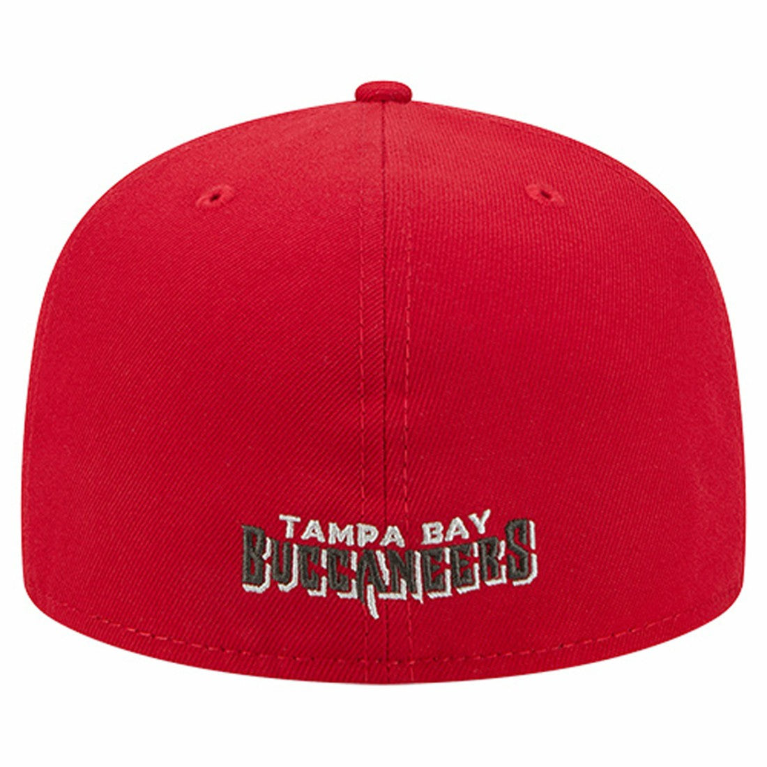 Tampa Bay Buccaneers New Era Overlap Wordmark 59FIFTY Fitted Hat - Red online