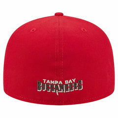 Tampa Bay Buccaneers New Era Overlap Wordmark 59FIFTY Fitted Hat - Red online