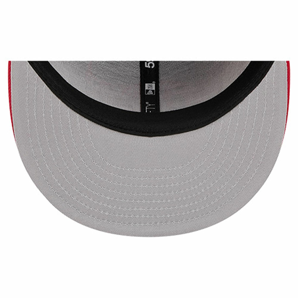Tampa Bay Buccaneers New Era Overlap Wordmark 59FIFTY Fitted Hat - Red online