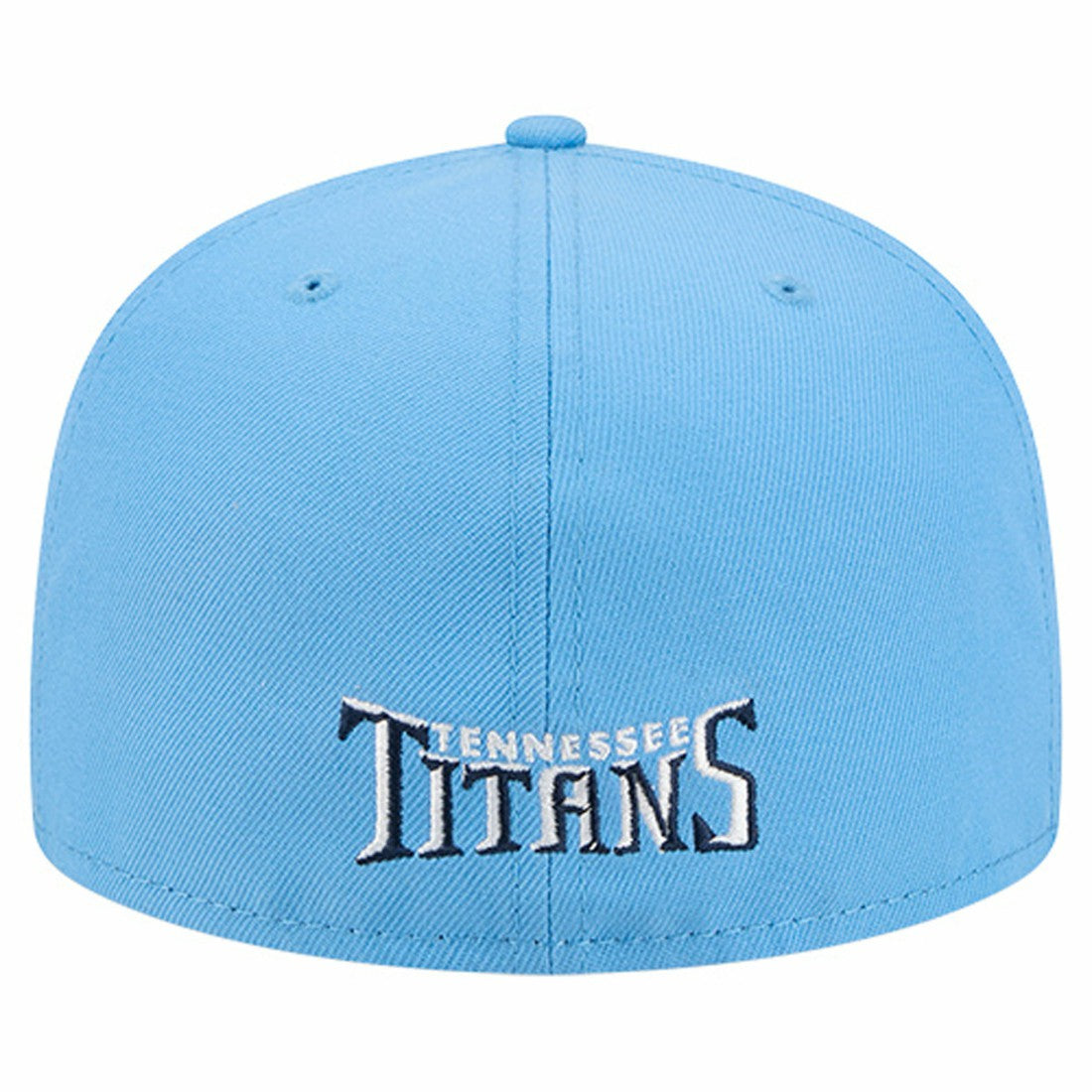 Tennessee Titans New Era Overlap Wordmark 59FIFTY Fitted Hat - Light Blue sale