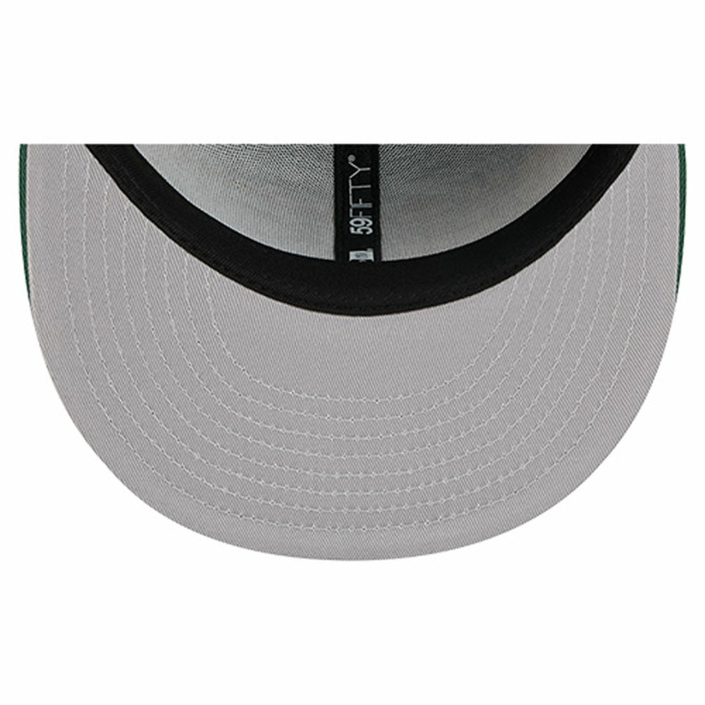 Green Bay Packers New Era Overlap Wordmark 59FIFTY Fitted Hat - Green on sale