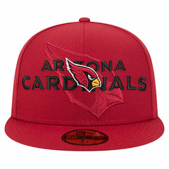 Arizona Cardinals New Era Overlap Wordmark 59FIFTY Fitted Hat - Cardinal on sale